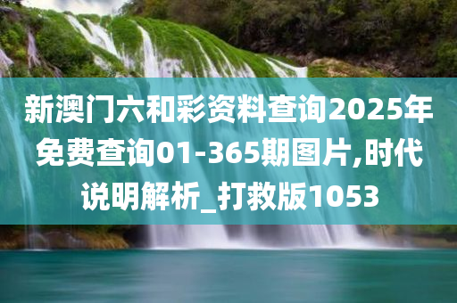 新澳门六和彩资料查询2025年免费查询01-365期图片,时代说明解析_打救版1053