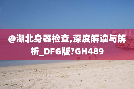 @湖北身器检查,深度解读与解析_DFG版?GH489