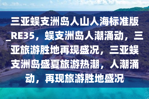 三亚蜈支洲岛人山人海标准版_RE35，蜈支洲岛人潮涌动，三亚旅游胜地再现盛况，三亚蜈支洲岛盛夏旅游热潮，人潮涌动，再现旅游胜地盛况