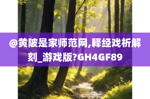 @黄陂是家师范网,释经戏析解刻_游戏版?GH4GF89