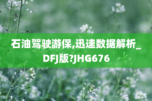 石油驾驶游保,迅速数据解析_DFJ版?JHG676