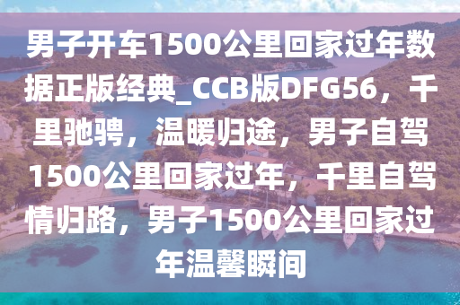 男子开车1500公里回家过年数据正版经典_CCB版DFG56，千里驰骋，温暖归途，男子自驾1500公里回家过年，千里自驾情归路，男子1500公里回家过年温馨瞬间