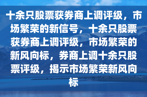 十余只股票获券商上调评级，市场繁荣的新信号，十余只股票获券商上调评级，市场繁荣的新风向标，券商上调十余只股票评级，揭示市场繁荣新风向标