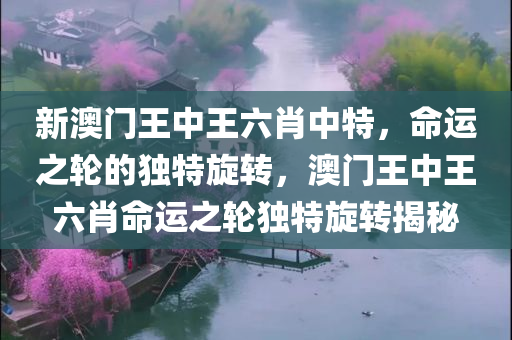 新澳门王中王六肖中特，命运之轮的独特旋转，澳门王中王六肖命运之轮独特旋转揭秘