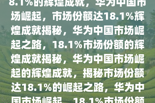 华为中国市场份额18.1%