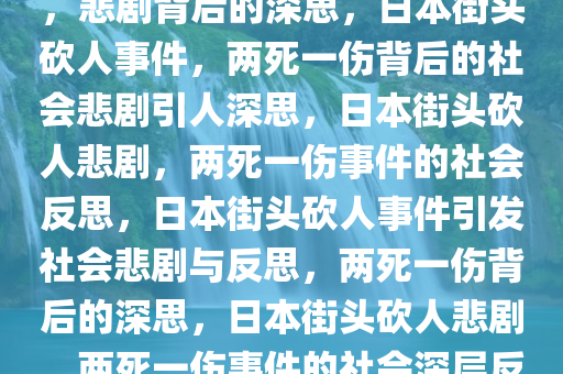 日本街头砍人事件致两死一伤，悲剧背后的深思，日本街头砍人事件，两死一伤背后的社会悲剧引人深思，日本街头砍人悲剧，两死一伤事件的社会反思，日本街头砍人事件引发社会悲剧与反思，两死一伤背后的深思，日本街头砍人悲剧，两死一伤事件的社会深层反思