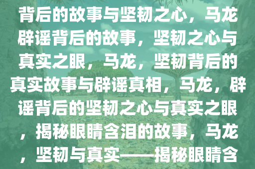 马龙在线辟谣眼睛含泪，真实背后的故事与坚韧之心，马龙辟谣背后的故事，坚韧之心与真实之眼，马龙，坚韧背后的真实故事与辟谣真相，马龙，辟谣背后的坚韧之心与真实之眼，揭秘眼睛含泪的故事，马龙，坚韧与真实——揭秘眼睛含泪背后的故事与真相