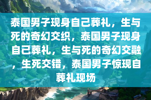 泰国男子现身自己葬礼，生与死的奇幻交织，泰国男子现身自己葬礼，生与死的奇幻交融，生死交错，泰国男子惊现自葬礼现场