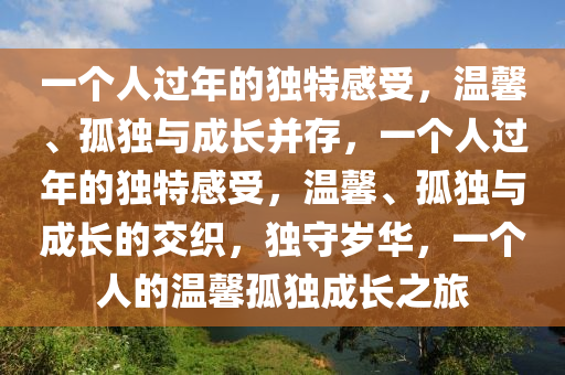 一个人过年的独特感受，温馨、孤独与成长并存，一个人过年的独特感受，温馨、孤独与成长的交织，独守岁华，一个人的温馨孤独成长之旅