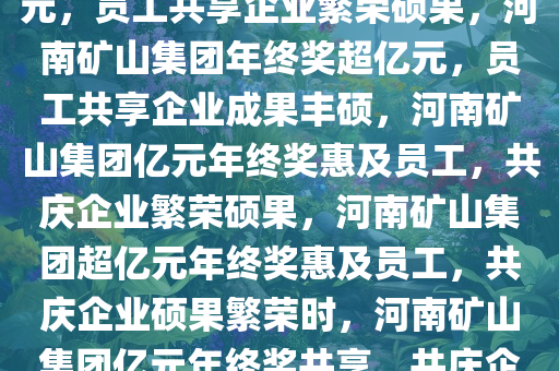 河南矿山集团年终奖发放超亿元，员工共享企业繁荣硕果，河南矿山集团年终奖超亿元，员工共享企业成果丰硕，河南矿山集团亿元年终奖惠及员工，共庆企业繁荣硕果，河南矿山集团超亿元年终奖惠及员工，共庆企业硕果繁荣时，河南矿山集团亿元年终奖共享，共庆企业繁荣盛景