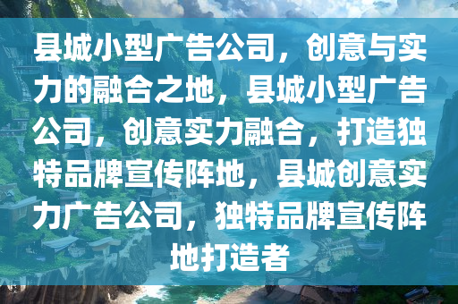 县城小型广告公司，创意与实力的融合之地，县城小型广告公司，创意实力融合，打造独特品牌宣传阵地，县城创意实力广告公司，独特品牌宣传阵地打造者