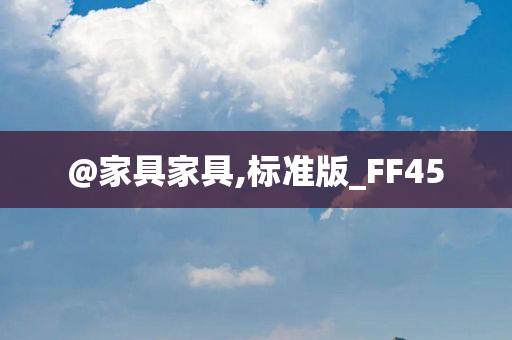 @家具家具,标准版_FF45