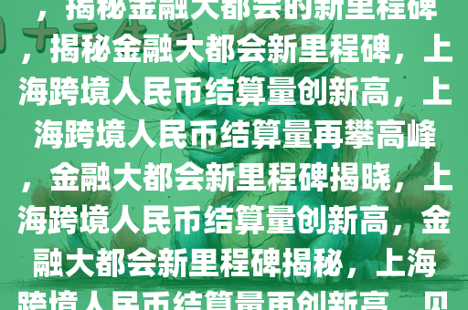 上海跨境人民币结算量创新高，揭秘金融大都会的新里程碑，揭秘金融大都会新里程碑，上海跨境人民币结算量创新高，上海跨境人民币结算量再攀高峰，金融大都会新里程碑揭晓，上海跨境人民币结算量创新高，金融大都会新里程碑揭秘，上海跨境人民币结算量再创新高，见证金融大都市新里程碑