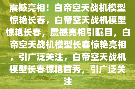 震撼亮相！白帝空天战机模型惊艳长春，白帝空天战机模型惊艳长春，震撼亮相引瞩目，白帝空天战机模型长春惊艳亮相，引广泛关注，白帝空天战机模型长春惊艳首秀，引广泛关注