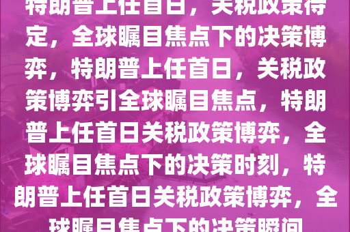 特朗普上任首日，关税政策待定，全球瞩目焦点下的决策博弈，特朗普上任首日，关税政策博弈引全球瞩目焦点，特朗普上任首日关税政策博弈，全球瞩目焦点下的决策时刻，特朗普上任首日关税政策博弈，全球瞩目焦点下的决策瞬间