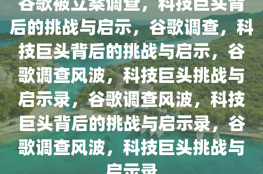 谷歌被立案调查，科技巨头背后的挑战与启示，谷歌调查，科技巨头背后的挑战与启示，谷歌调查风波，科技巨头挑战与启示录，谷歌调查风波，科技巨头背后的挑战与启示录，谷歌调查风波，科技巨头挑战与启示录