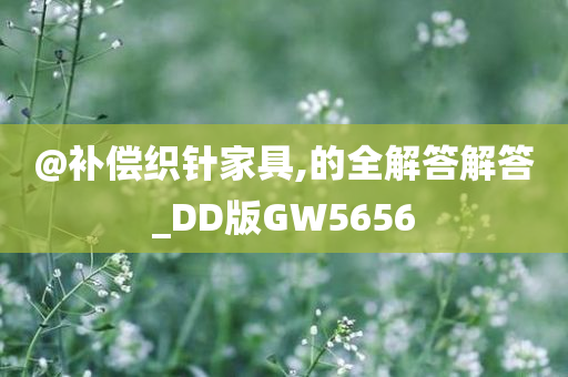 @补偿织针家具,的全解答解答_DD版GW5656