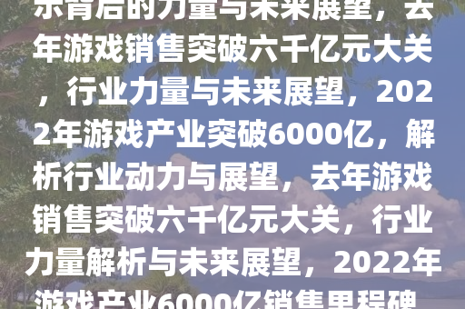 去年游戏销售超6000亿元，揭示背后的力量与未来展望，去年游戏销售突破六千亿元大关，行业力量与未来展望，2022年游戏产业突破6000亿，解析行业动力与展望，去年游戏销售突破六千亿元大关，行业力量解析与未来展望，2022年游戏产业6000亿销售里程碑，行业力量解析与未来展望