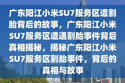 广东阳江小米SU7服务区遭割胎背后的故事，广东阳江小米SU7服务区遭遇割胎事件背后真相揭秘，揭秘广东阳江小米SU7服务区割胎事件，背后的真相与故事