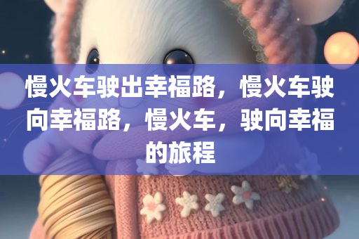 慢火车驶出幸福路，慢火车驶向幸福路，慢火车，驶向幸福的旅程