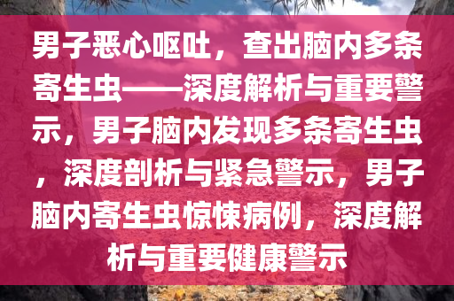 男子恶心呕吐，查出脑内多条寄生虫——深度解析与重要警示，男子脑内发现多条寄生虫，深度剖析与紧急警示，男子脑内寄生虫惊悚病例，深度解析与重要健康警示