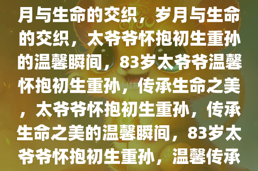 83岁太爷爷怀抱初生重孙，岁月与生命的交织，岁月与生命的交织，太爷爷怀抱初生重孙的温馨瞬间，83岁太爷爷温馨怀抱初生重孙，传承生命之美，太爷爷怀抱初生重孙，传承生命之美的温馨瞬间，83岁太爷爷怀抱初生重孙，温馨传承生命之美