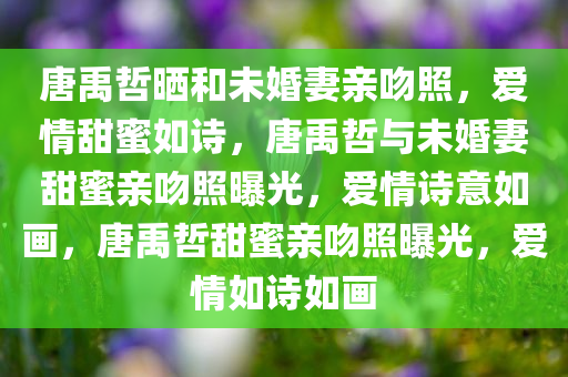 唐禹哲晒和未婚妻亲吻照，爱情甜蜜如诗，唐禹哲与未婚妻甜蜜亲吻照曝光，爱情诗意如画，唐禹哲甜蜜亲吻照曝光，爱情如诗如画