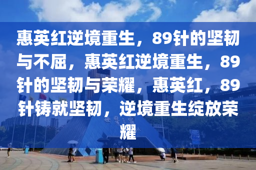 惠英红逆境重生，89针的坚韧与不屈，惠英红逆境重生，89针的坚韧与荣耀，惠英红，89针铸就坚韧，逆境重生绽放荣耀