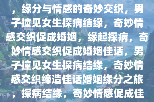 男子撞女生因探病生情而结婚，缘分与情感的奇妙交织，男子撞见女生探病结缘，奇妙情感交织促成婚姻，缘起探病，奇妙情感交织促成婚姻佳话，男子撞见女生探病结缘，奇妙情感交织缔造佳话婚姻缘分之旅，探病结缘，奇妙情感促成佳话婚姻