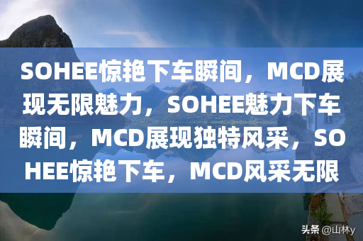 SOHEE惊艳下车瞬间，MCD展现无限魅力，SOHEE魅力下车瞬间，MCD展现独特风采，SOHEE惊艳下车，MCD风采无限