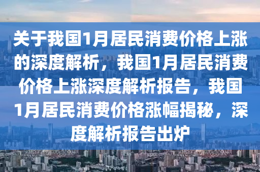 关于我国1月居民消费价格上涨的深度解析，我国1月居民消费价格上涨深度解析报告，我国1月居民消费价格涨幅揭秘，深度解析报告出炉