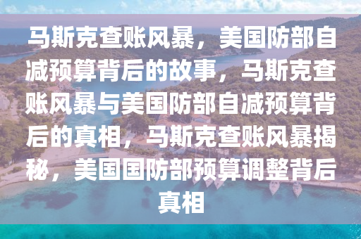 马斯克查账风暴，美国防部自减预算背后的故事，马斯克查账风暴与美国防部自减预算背后的真相，马斯克查账风暴揭秘，美国国防部预算调整背后真相