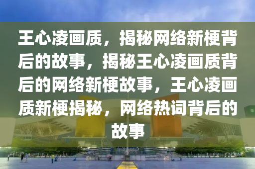 王心凌画质，揭秘网络新梗背后的故事，揭秘王心凌画质背后的网络新梗故事，王心凌画质新梗揭秘，网络热词背后的故事