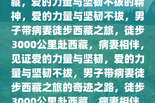 男子带病妻徒步3000公里去西藏，爱的力量与坚韧不拔的精神，爱的力量与坚韧不拔，男子带病妻徒步西藏之旅，徒步3000公里赴西藏，病妻相伴，见证爱的力量与坚韧，爱的力量与坚韧不拔，男子带病妻徒步西藏之旅的奇迹之路，徒步3000公里赴西藏，病妻相伴，见证爱的奇迹之旅