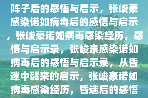 张峻豪感染诺如病毒，昏迷一阵子后的感悟与启示，张峻豪感染诺如病毒后的感悟与启示，张峻豪诺如病毒感染经历，感悟与启示录，张峻豪感染诺如病毒后的感悟与启示录，从昏迷中醒来的启示，张峻豪诺如病毒感染经历，昏迷后的感悟与启示录