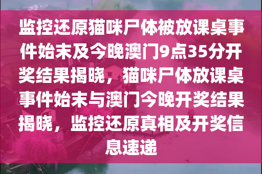 监控还原猫咪尸体被放课桌事件始末及今晚澳门9点35分开奖结果揭晓，猫咪尸体放课桌事件始末与澳门今晚开奖结果揭晓，监控还原真相及开奖信息速递