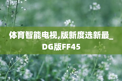 体育智能电视,版新度选新最_DG版FF45