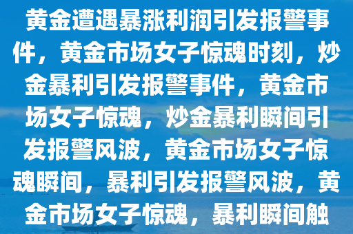 黄金市场中的女子惊魂时刻，炒黄金遭遇暴涨利润引发报警事件，黄金市场女子惊魂时刻，炒金暴利引发报警事件，黄金市场女子惊魂，炒金暴利瞬间引发报警风波，黄金市场女子惊魂瞬间，暴利引发报警风波，黄金市场女子惊魂，暴利瞬间触发报警风波