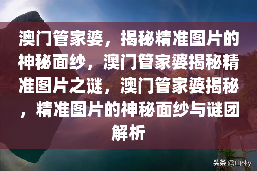 澳门管家婆，揭秘精准图片的神秘面纱，澳门管家婆揭秘精准图片之谜，澳门管家婆揭秘，精准图片的神秘面纱与谜团解析