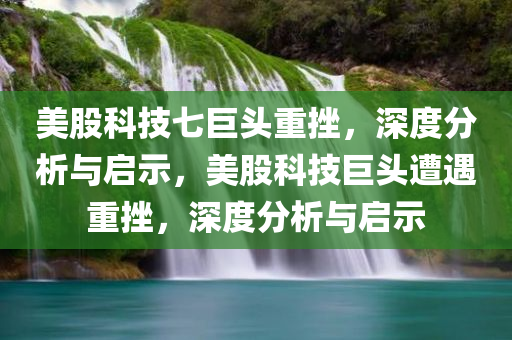 美股科技七巨头重挫，深度分析与启示，美股科技巨头遭遇重挫，深度分析与启示