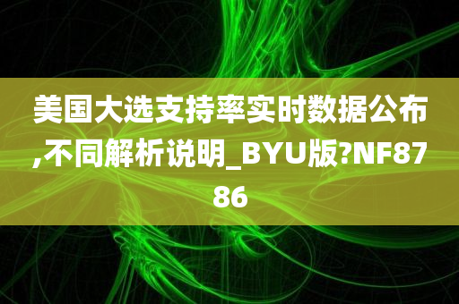 美国大选支持率实时数据公布,不同解析说明_BYU版?NF8786