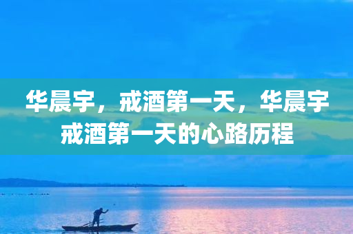 华晨宇，戒酒第一天，华晨宇戒酒第一天的心路历程