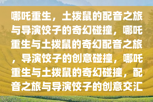 哪吒重生，土拨鼠的配音之旅与导演饺子的奇幻碰撞，哪吒重生与土拨鼠的奇幻配音之旅，导演饺子的创意碰撞，哪吒重生与土拨鼠的奇幻碰撞，配音之旅与导演饺子的创意交汇