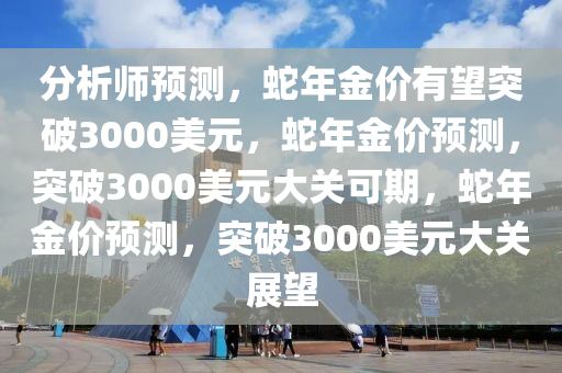 分析师预测，蛇年金价有望突破3000美元，蛇年金价预测，突破3000美元大关可期，蛇年金价预测，突破3000美元大关展望