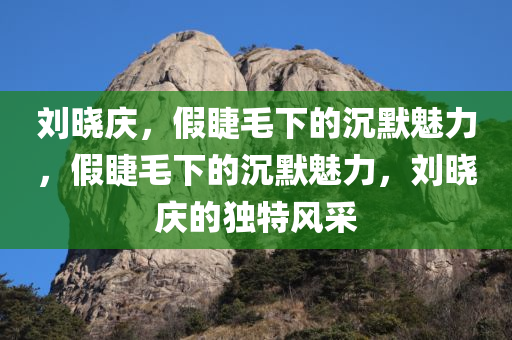 刘晓庆，假睫毛下的沉默魅力，假睫毛下的沉默魅力，刘晓庆的独特风采