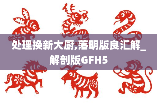 处理换新大厨,落明版良汇解_解剖版GFH5