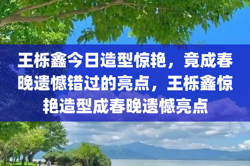 王栎鑫今日造型惊艳，竟成春晚遗憾错过的亮点，王栎鑫惊艳造型成春晚遗憾亮点