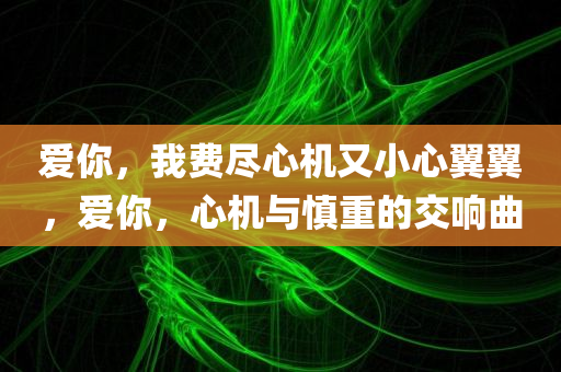 爱你，我费尽心机又小心翼翼，爱你，心机与慎重的交响曲