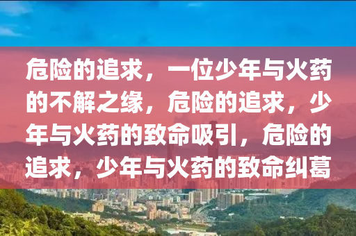 危险的追求，一位少年与火药的不解之缘，危险的追求，少年与火药的致命吸引，危险的追求，少年与火药的致命纠葛