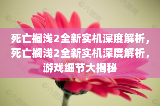 死亡搁浅2全新实机深度解析，死亡搁浅2全新实机深度解析，游戏细节大揭秘